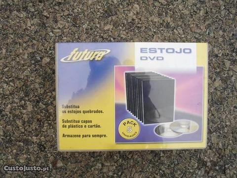 Caixas Arquivo para DVD CD ( Novas )