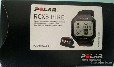 Relógio Polar RCX5 bike. Ideal para triatlo