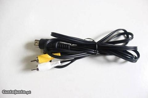 Cabo Sega Mega Drive I - DIN para RCA - Cabo AV