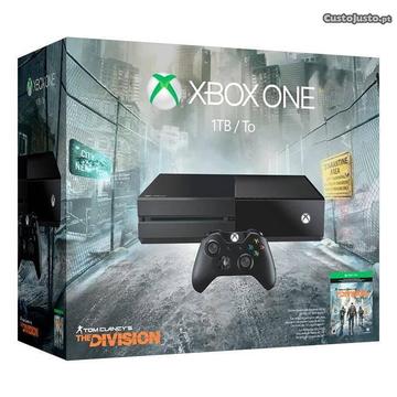 Xbox One 1 TB + caixa original + comando + jogos
