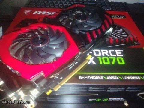 MSI gaming x gtx 1070 8GB