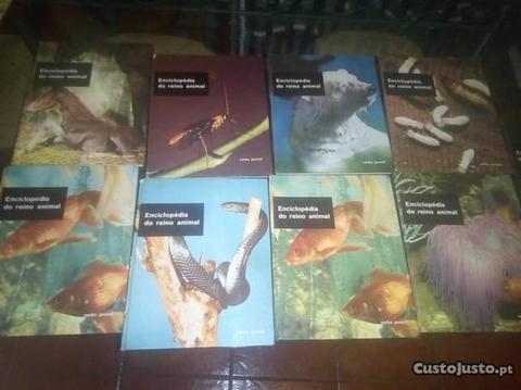 Conjunto de 8 Livros Enciclopédia do Reino Animal