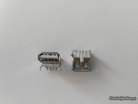 ELT006 - 2x Socket USB fêmea tipo A
