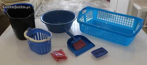 Utilidades domésticas, Azul, composto por 8 peças