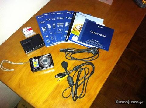 Máquina Fotográfica Sony DSC-W55 Preta+Bolsa Sony