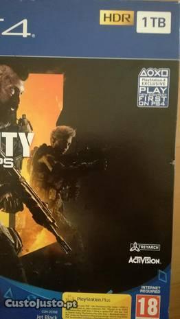 Playstation 4 1Tb Nova+CallofDuty+Selada+Factura