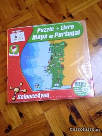 Puzzle Mapa de Portugal (80 Peças)