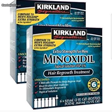 Tratamento cabelo Minoxidil