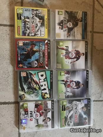 Jogos ps3, psp e pc