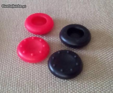 Silicone Thumb Stick Grips Cap Cover para DS4 PS4