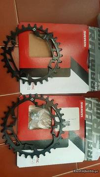 Pratos Sram 30 e 32 dentes