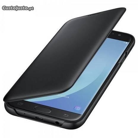 Capa Flip Wallet para Samsung J7 2017 Preto