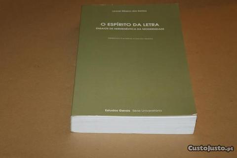 O Espírito da Letra de Leonel Ribeiro das Santos