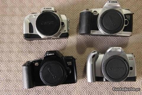 4 corpos Canon EOS - usadas
