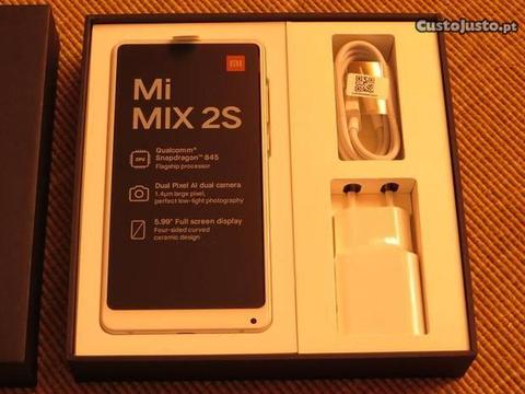 Xiaomi Mi Mix 2S, 64/6GB, novo, fatura - Troco
