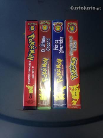 Cássetes VHS Pokemon