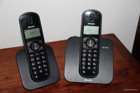 Telefone duo sem fios Philips CD 150