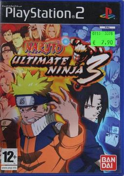 Jogo ps2 Naruto Ultimate Ninja 3
