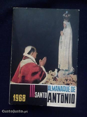 Livro raro - Almanaque de Santo António 1968