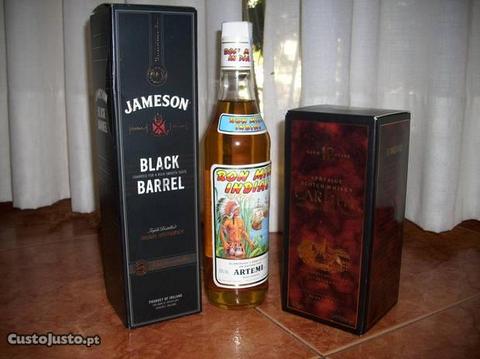 Conjunto Whiskey Cardhu+Jameson+Ron Miel Indias