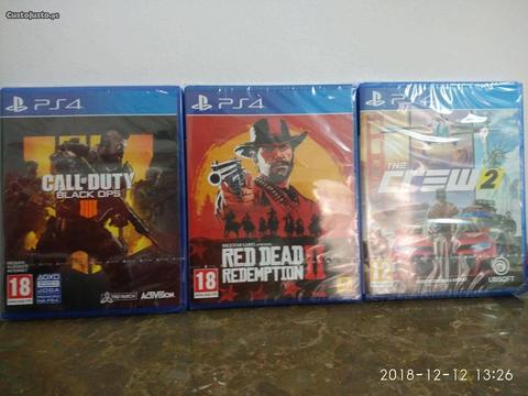 Jogos PS4 novos