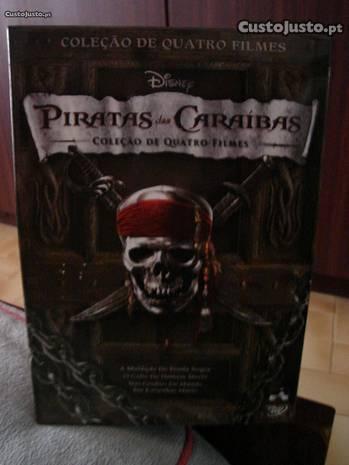 Piratas Das Caraíbas Pack 4 filmes