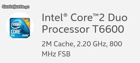 Intel Core 2 duo T6600