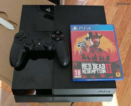 PlayStation 4 - Com o jogo Red Dead Redemption 2