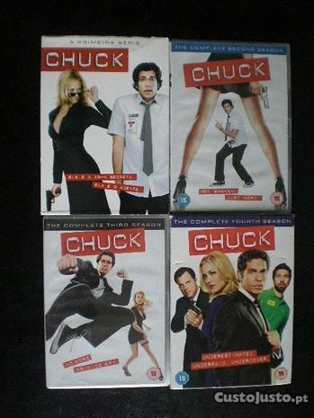 Série TV - Chuck - serie 1ª 2ª 3ª 4ª - como novas