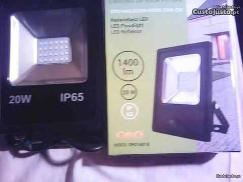 projectores de leds 20w 1600 lumens p/ exterior