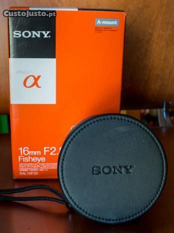 Objetiva Sony 16mm F2.8 Fisheye SAL16F28