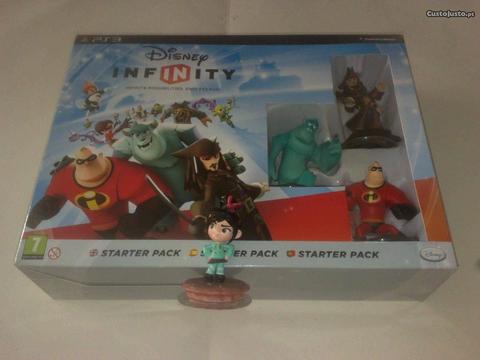 starter pack ps3 disney infinity1.0 e figura extra