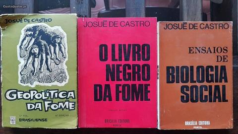 Josué de Castro - três livros