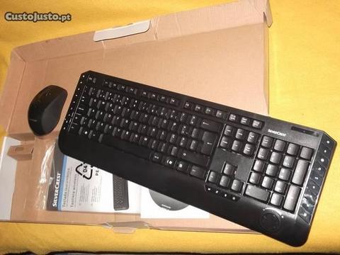 teclado + rato sem fios NOVO