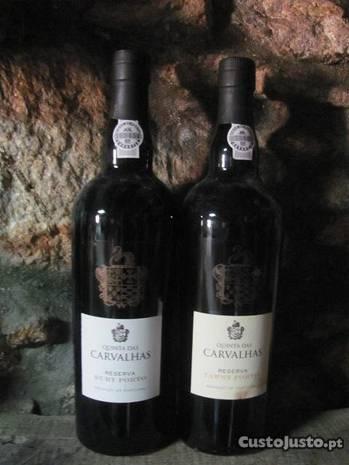 2 garrafas de Vinho do Porto Reserva Quinta das Ca