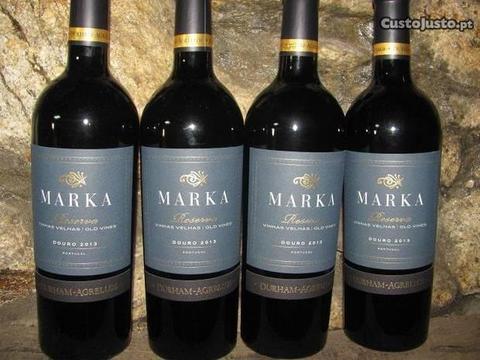 4 garrafas de Marka Vinhas Velhas Douro 2013