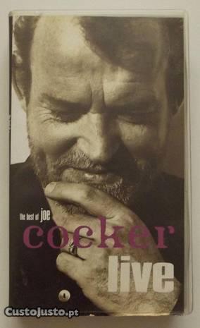 Cassete em VHS - The Best Of Joe Cocker: Live