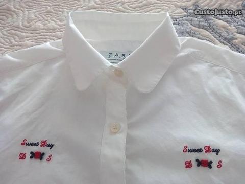 Camisa de menina da Zara tamanho 16 anos