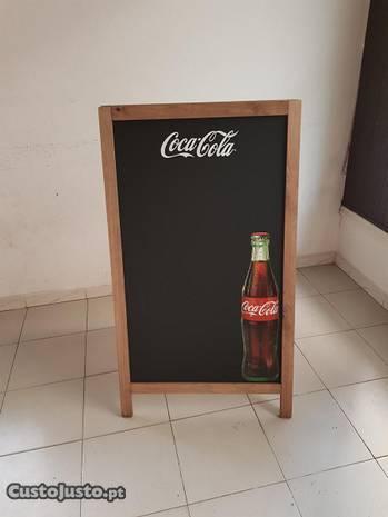 Coca-Cola - Cavalete chão (para Giz) - NOVO