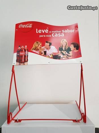 Coca-Cola - Sinalética metal - NOVO