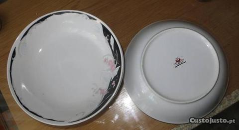 Pratos servir, Porcelana Chinesa, Diâm. 20 cm