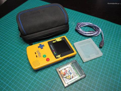 Game Boy Color + Jogos e Acessorios - 60$