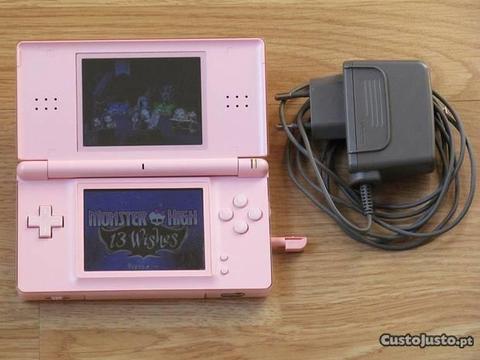 Nintendo DS Lite Cor de Rosa