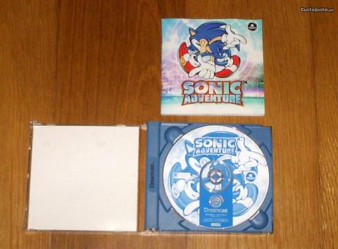 Sonic Adventure Dreamcast - Com manuais