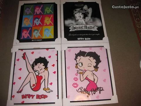 4 quadros da Betty Boop/Novos e embalados!