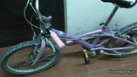 Bicicleta menina - criança - roda 20'