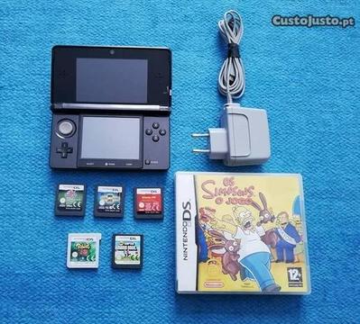 Consola Nintendo 3DS + 6 Jogos