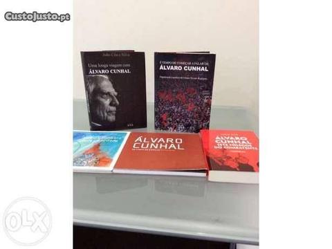 Cinco livros raros de Álvaro Cunhal- portes grátis