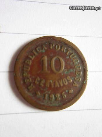 moeda de 10 centavos de 1925