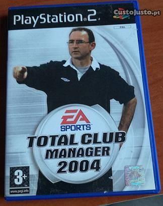 Total Club Manager 2004 Jogo PS2 PlayStation 2